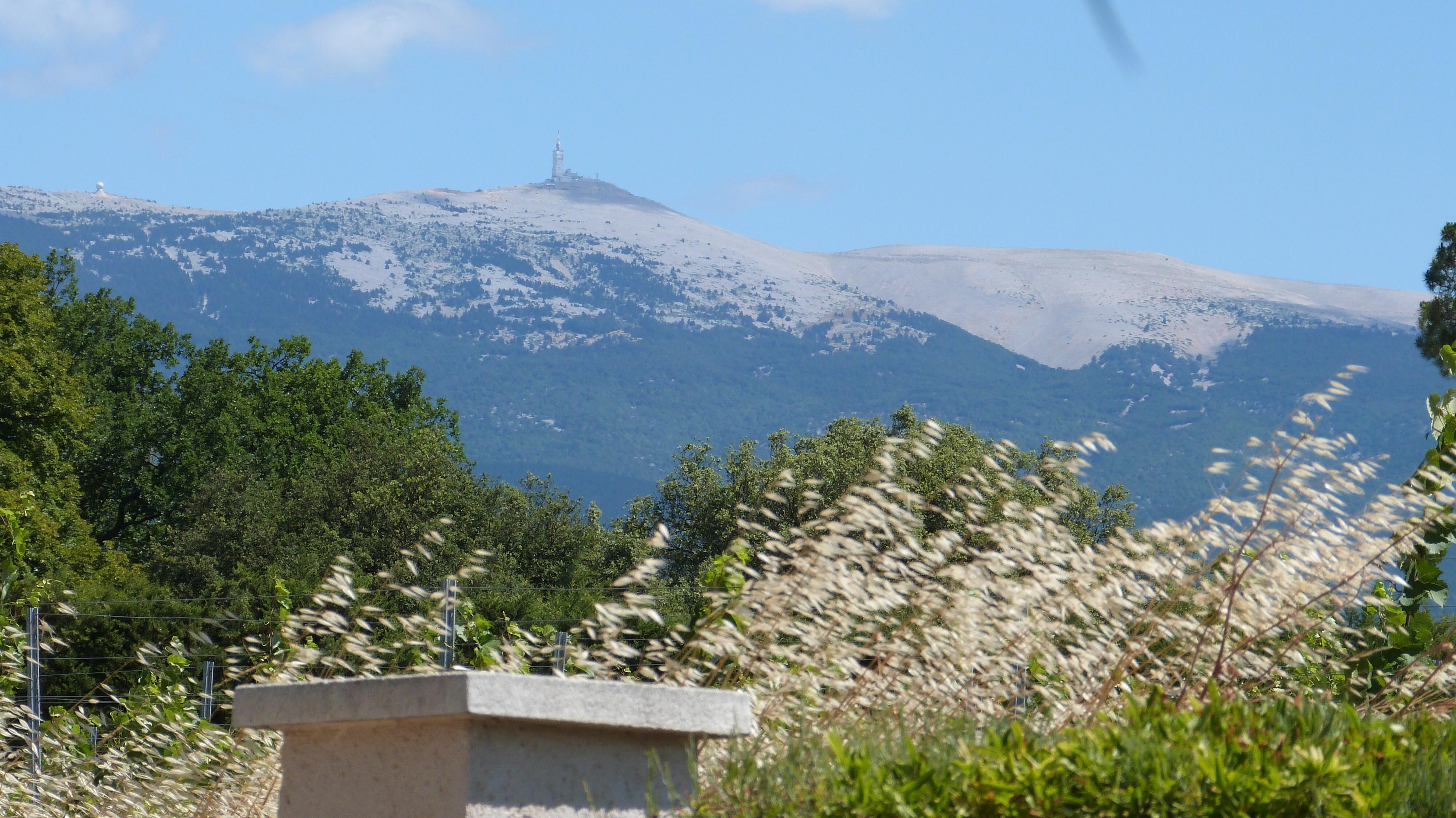Le Ventoux, depuis la terrasse.