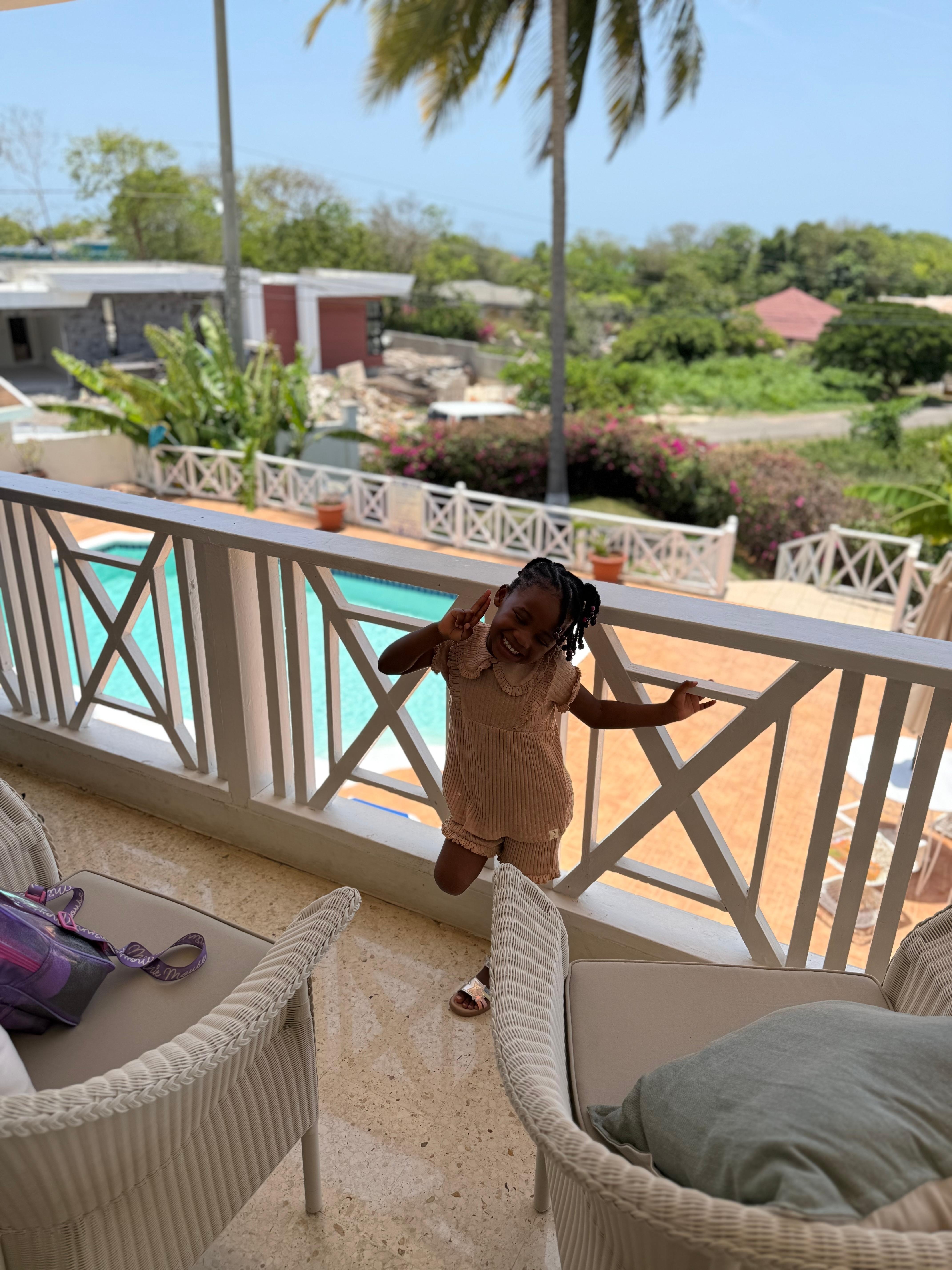 View from the balcony 