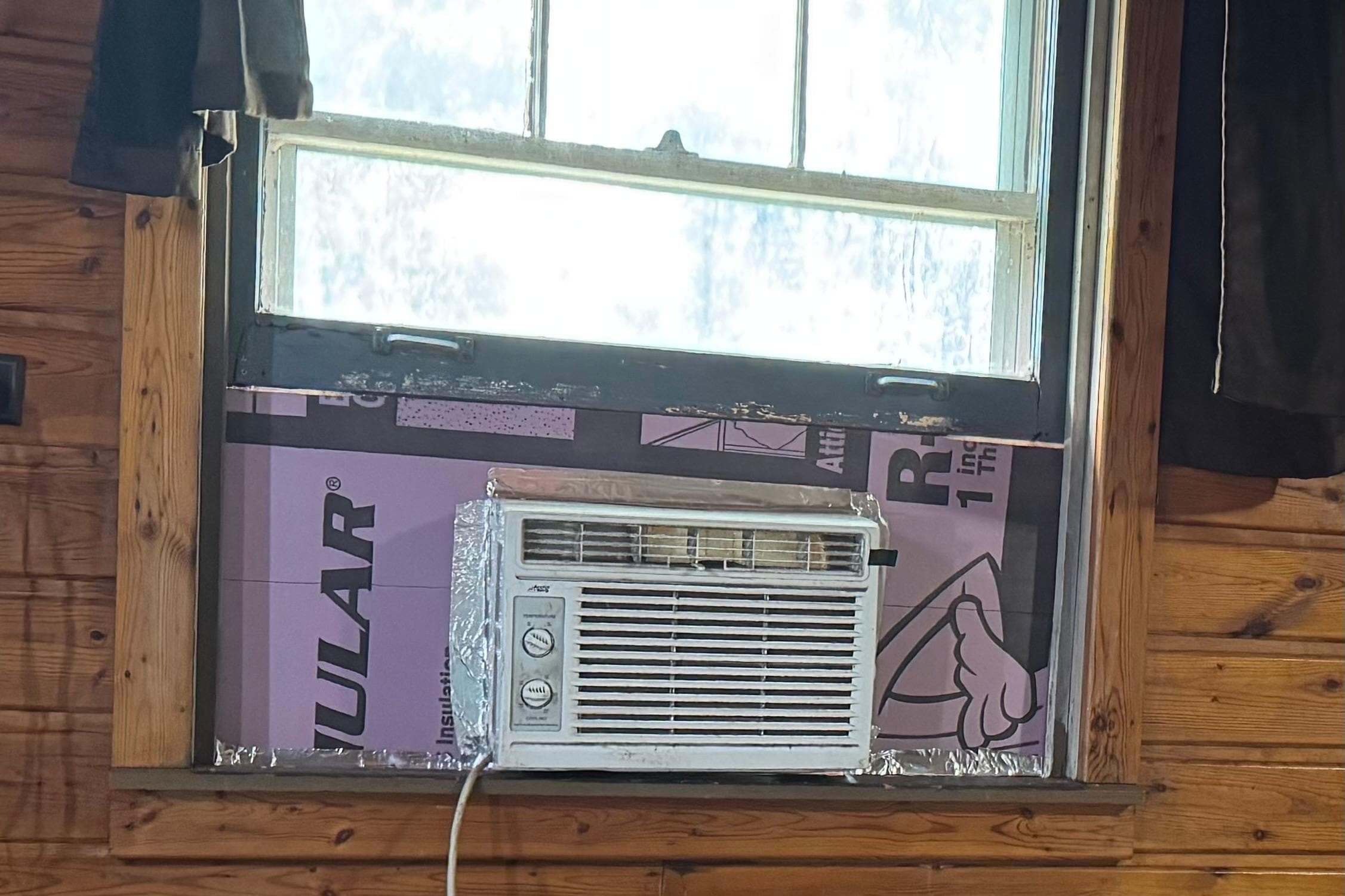 Fancy job for the air conditioner, right?