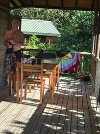 We spent so much time on the porch.