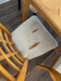 Holes in chairs