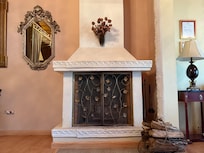Chimney in the room