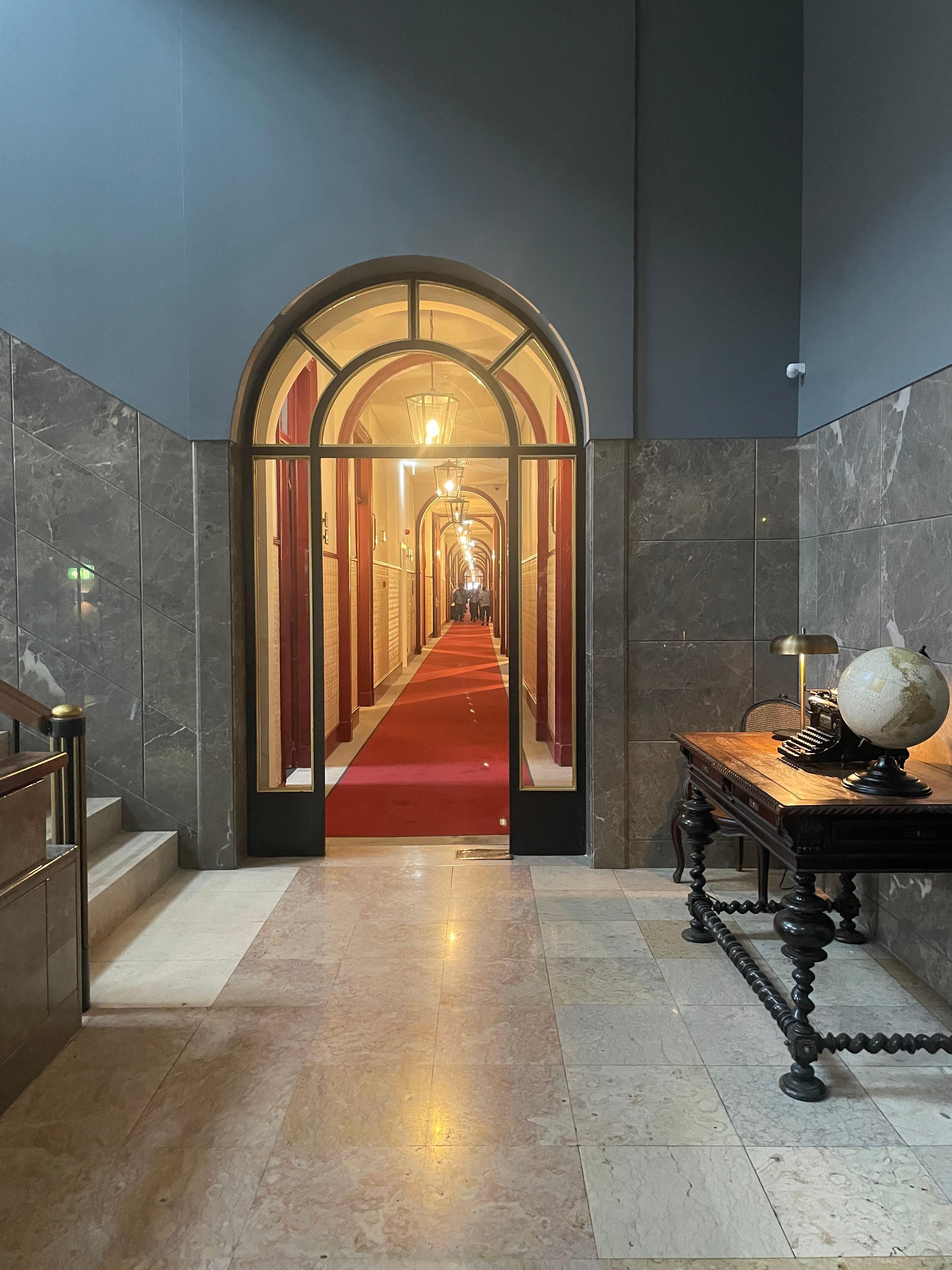 Hallway to the rooms