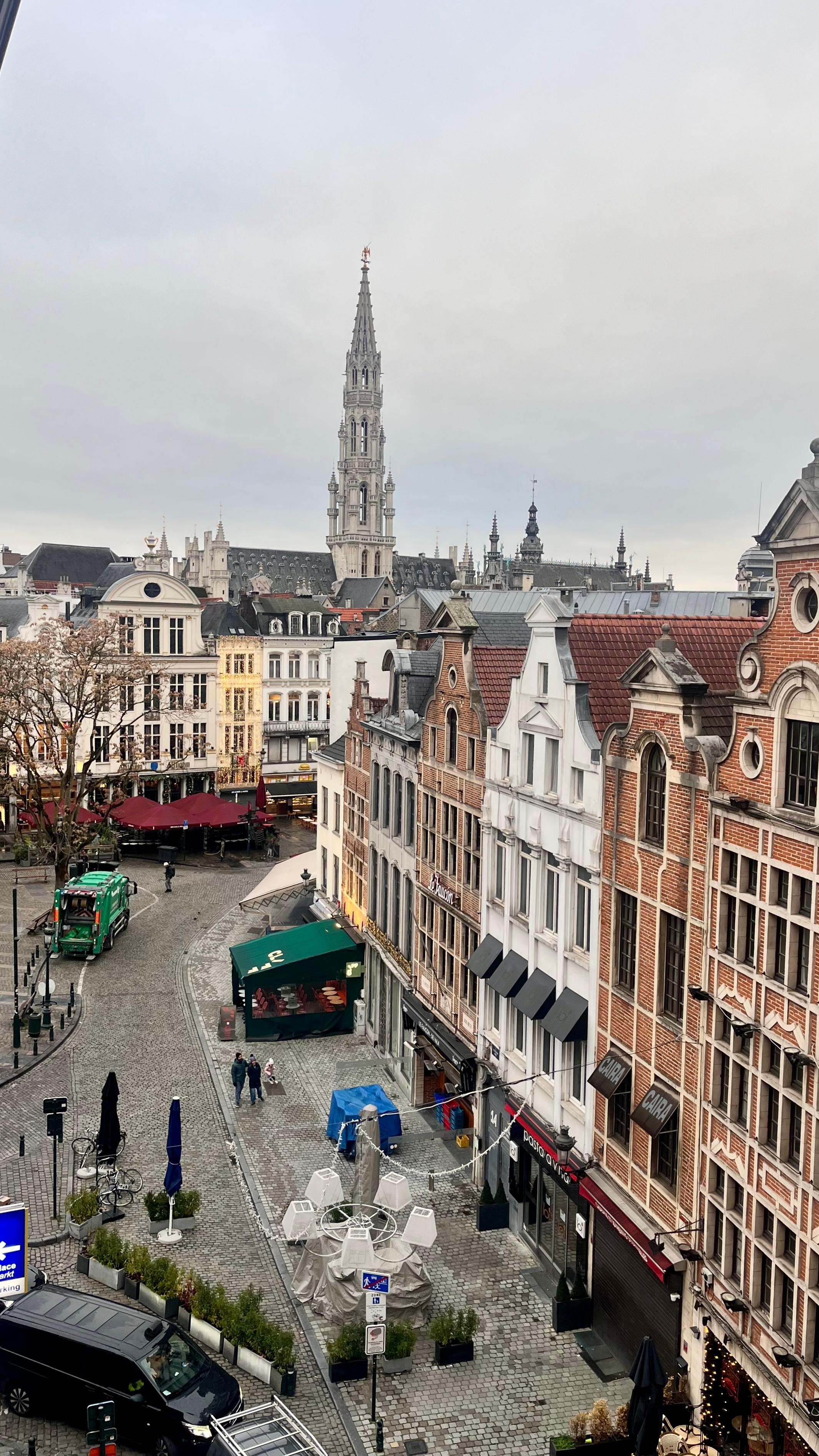 Foto da janela do quarto do 4o andar!