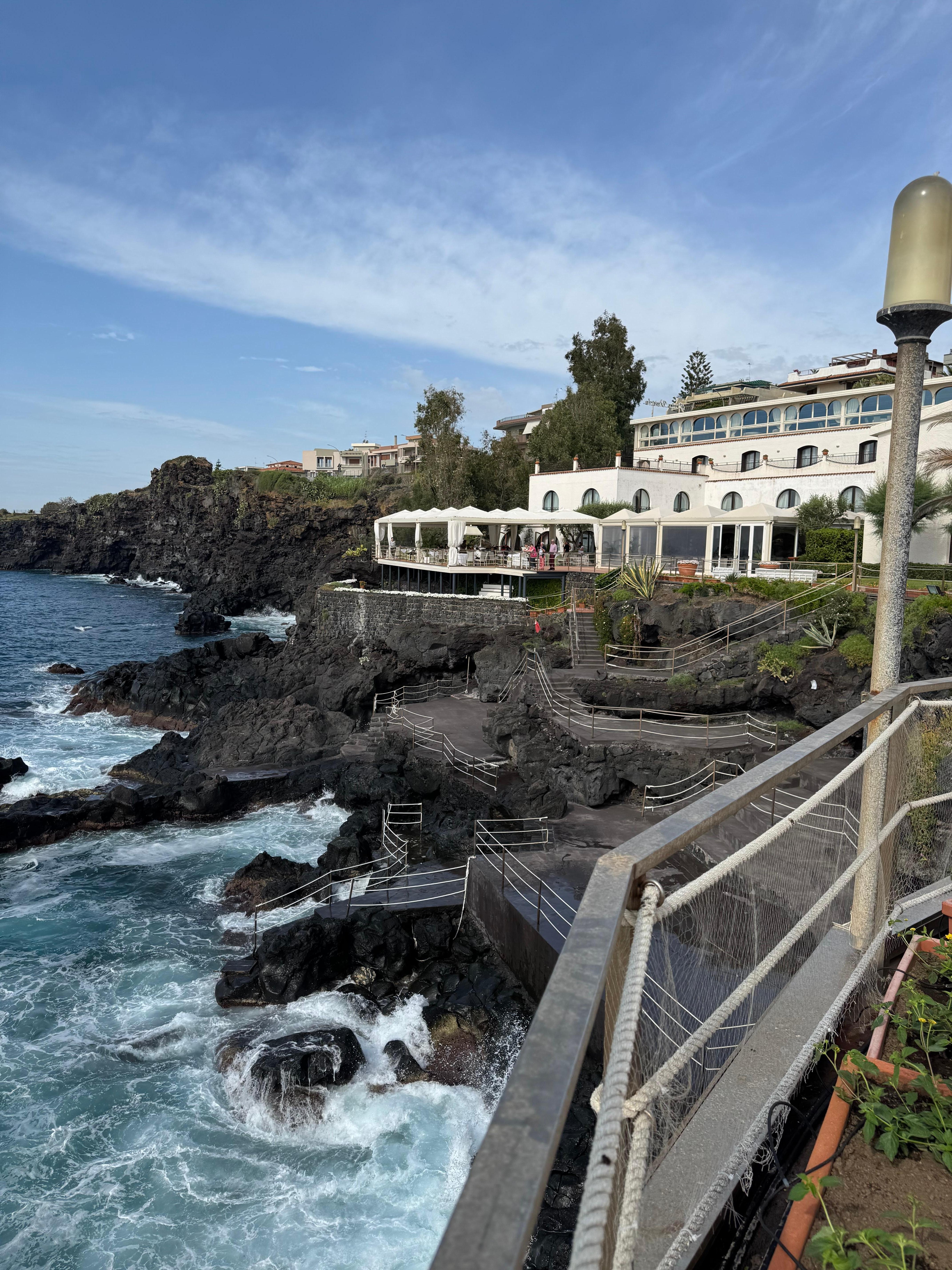 Right on the sea!