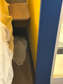 Used t shirt we found in the top bed