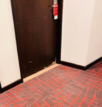 Madera de las puertas en mal estado