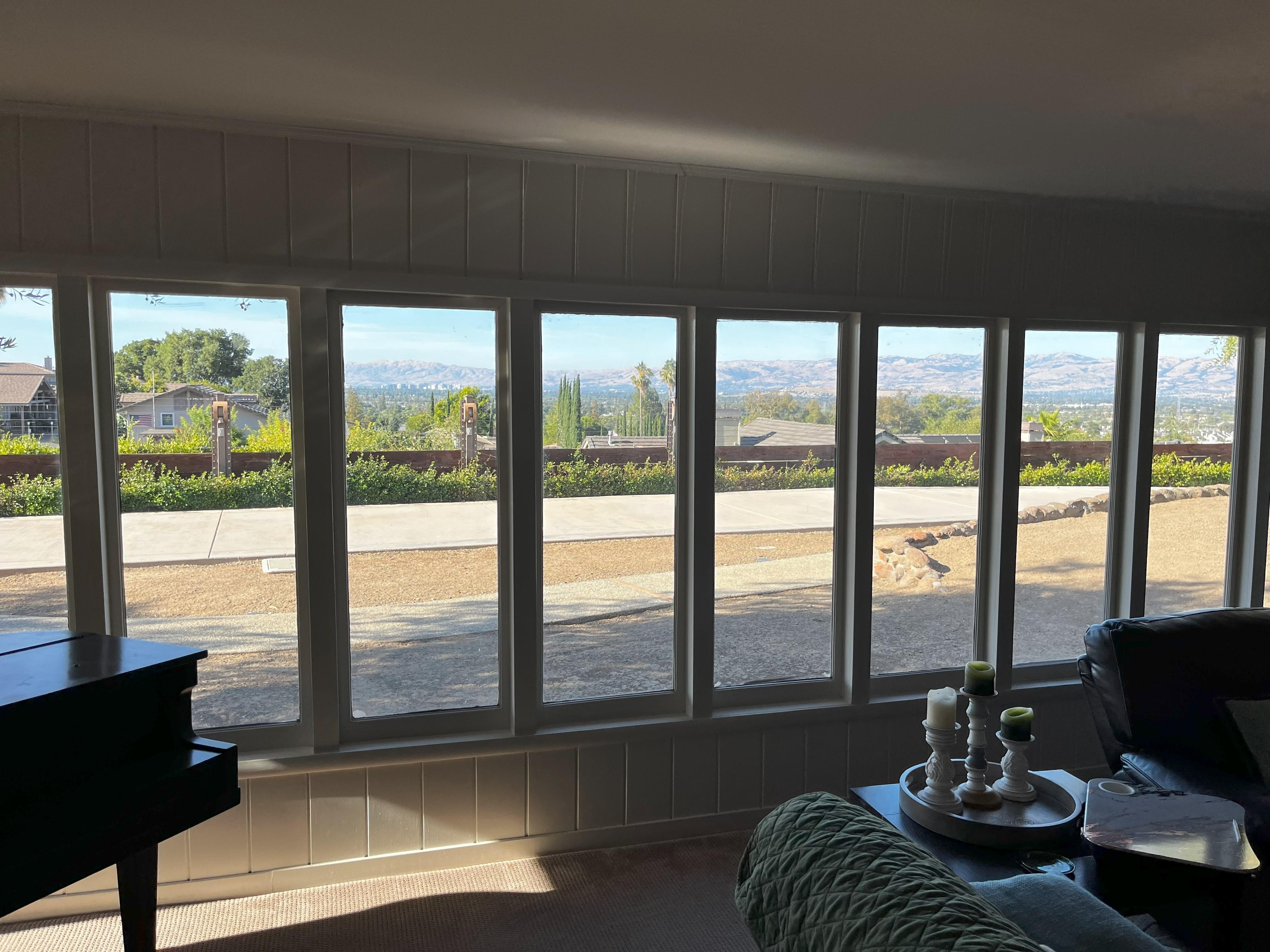 Great view from living room.