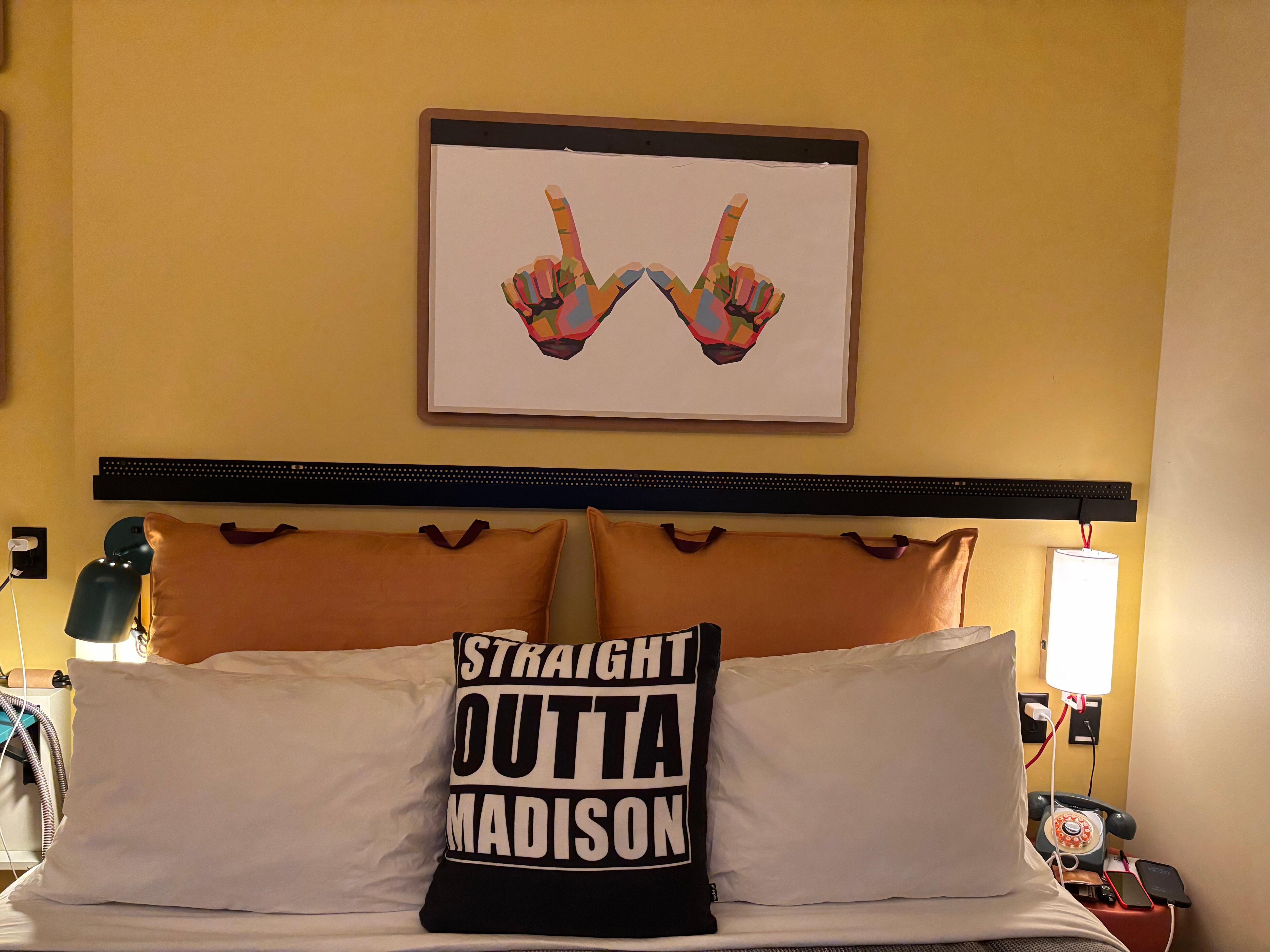 Paper prints that are in a perforated pad, take the art with you!