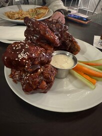 The wings were a great size! More than I could eat!