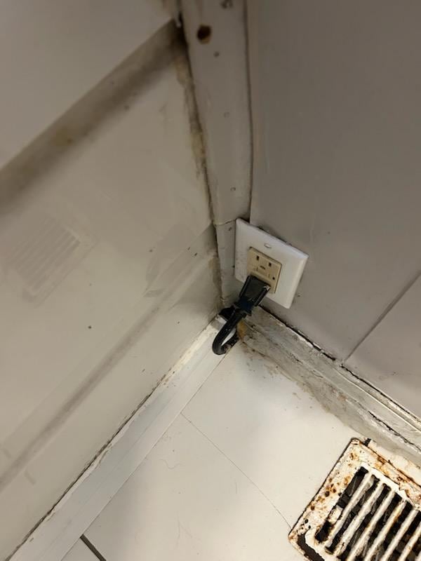 Bathroom Outlet & Floor Grate