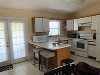 Kitchen and dining area