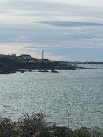 Picture of Landsend from the walking trail right next to it