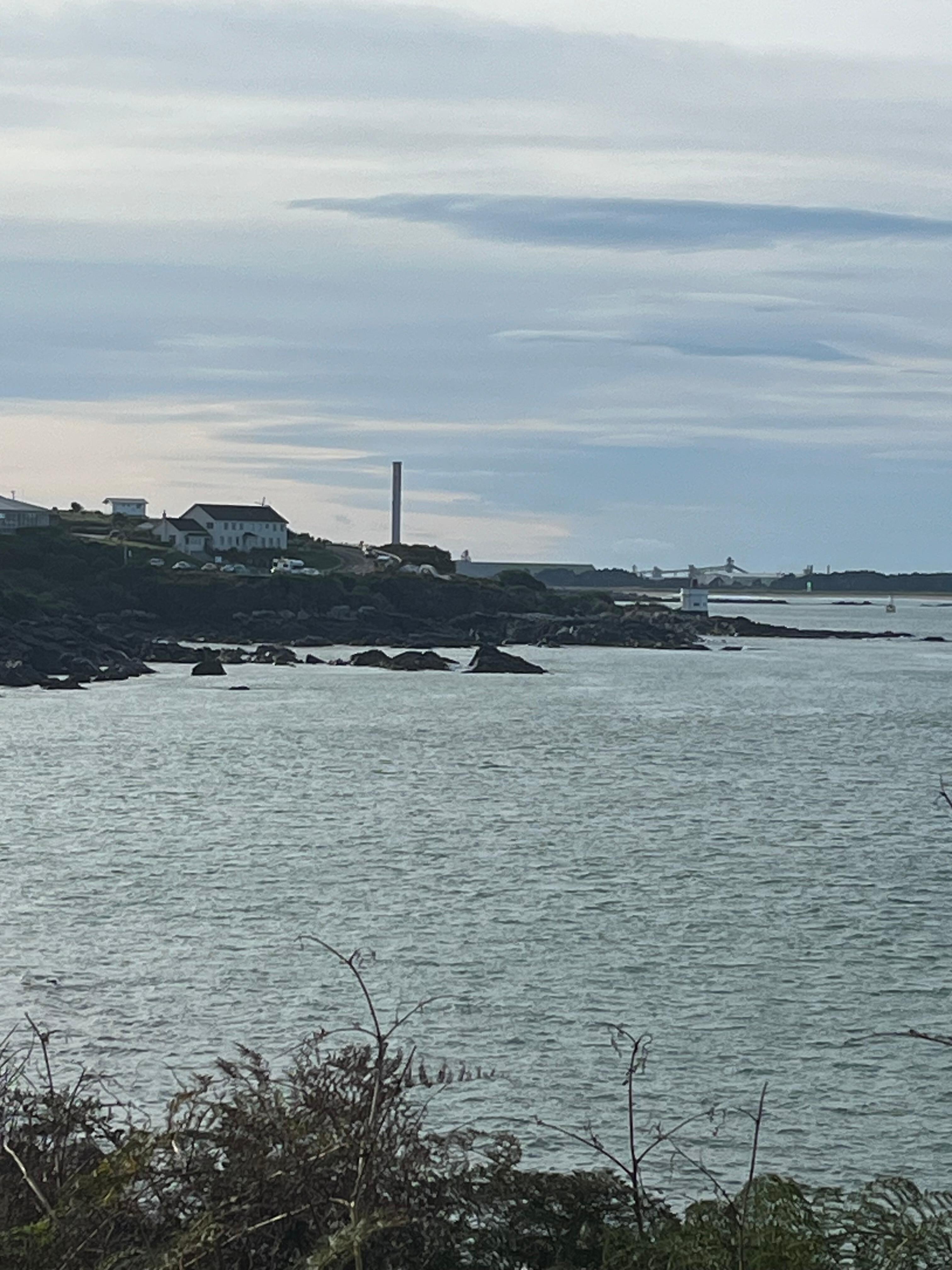 Picture of Landsend from the walking trail right next to it