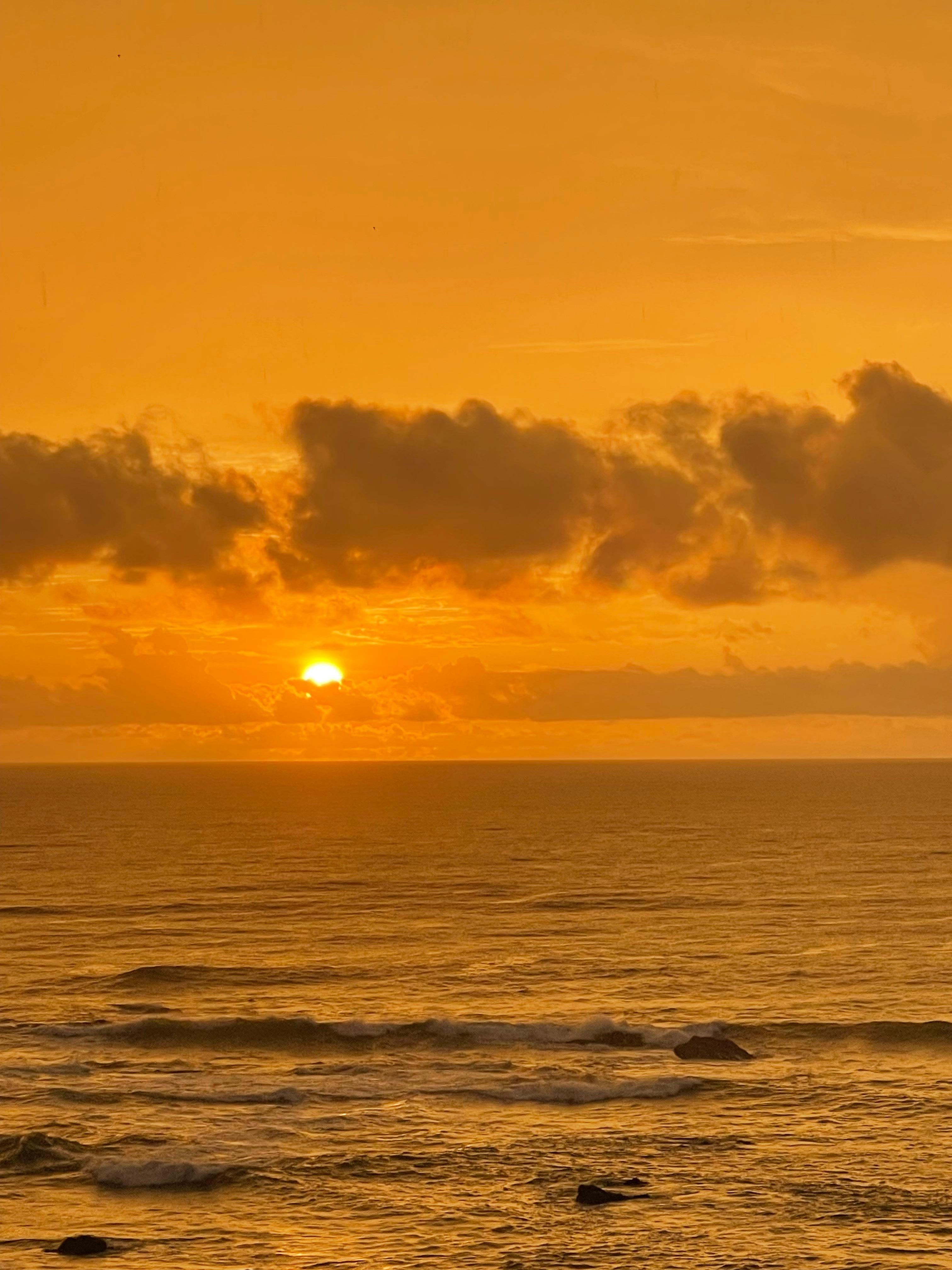 Sunset from the balcony