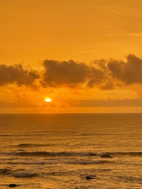 Sunset from the balcony