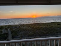 Sunrise from the house.