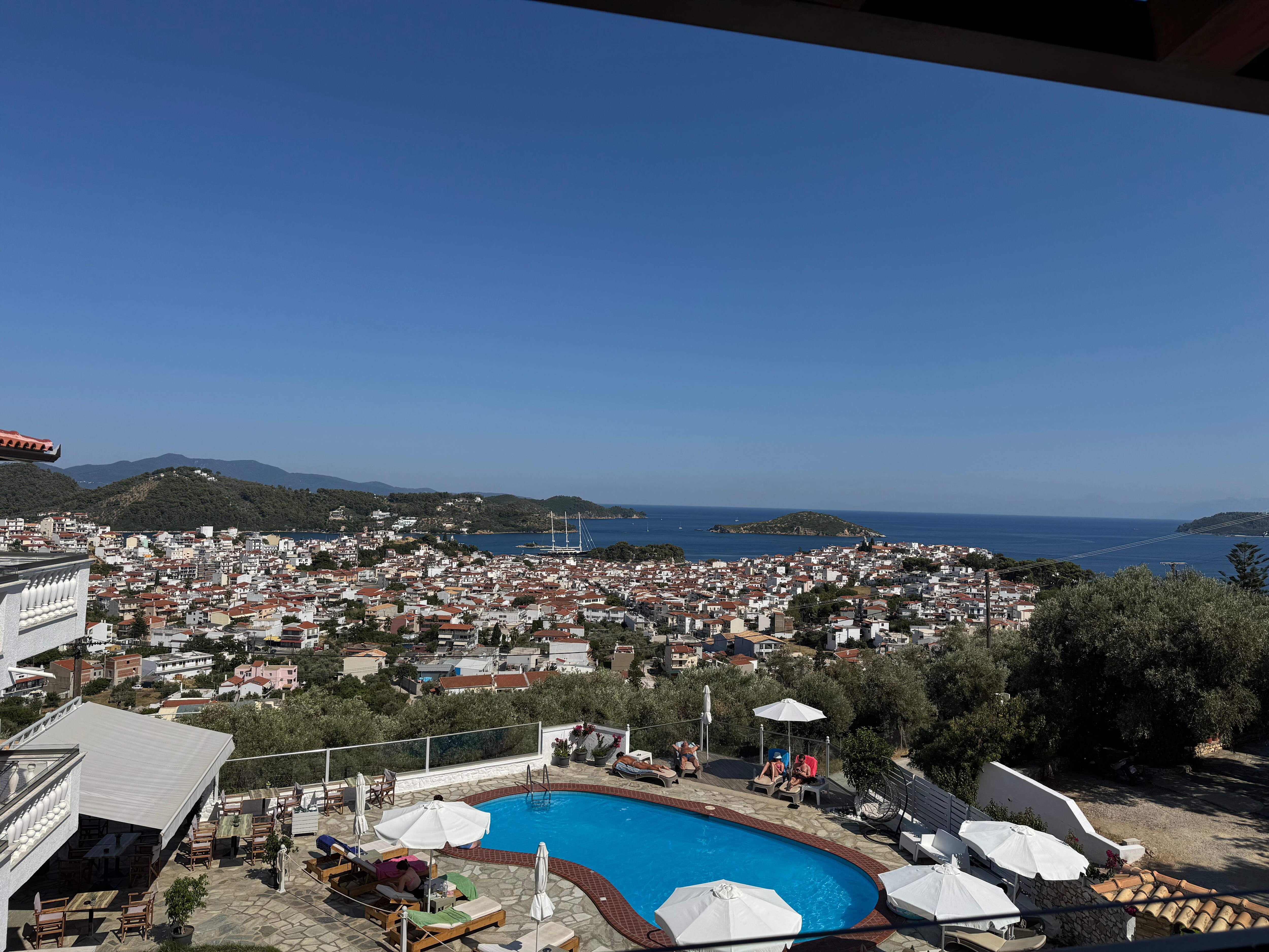 View from our balcony