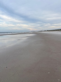 Beautiful wide beach just a few steps from the condo.