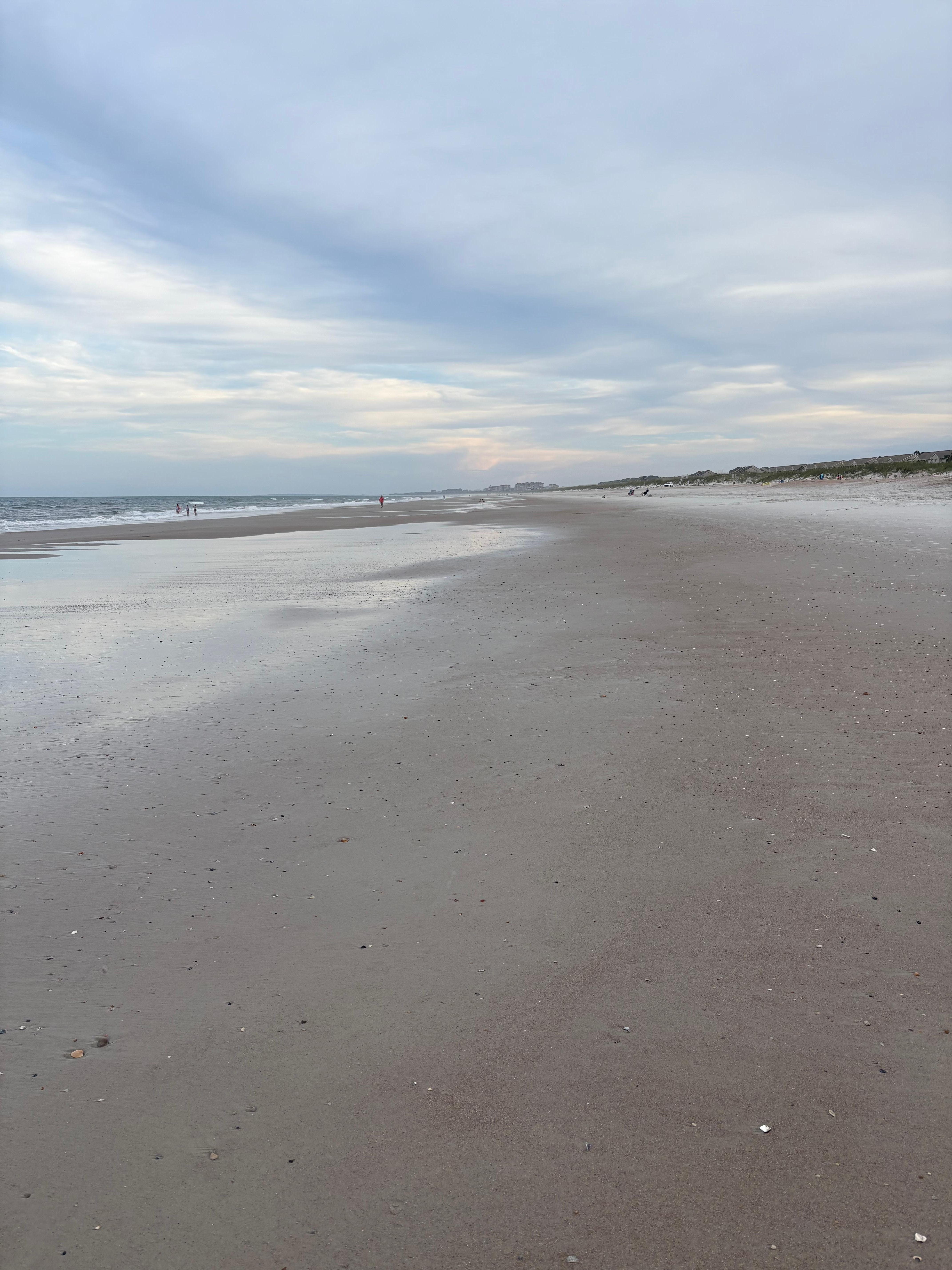 Beautiful wide beach just a few steps from the condo.