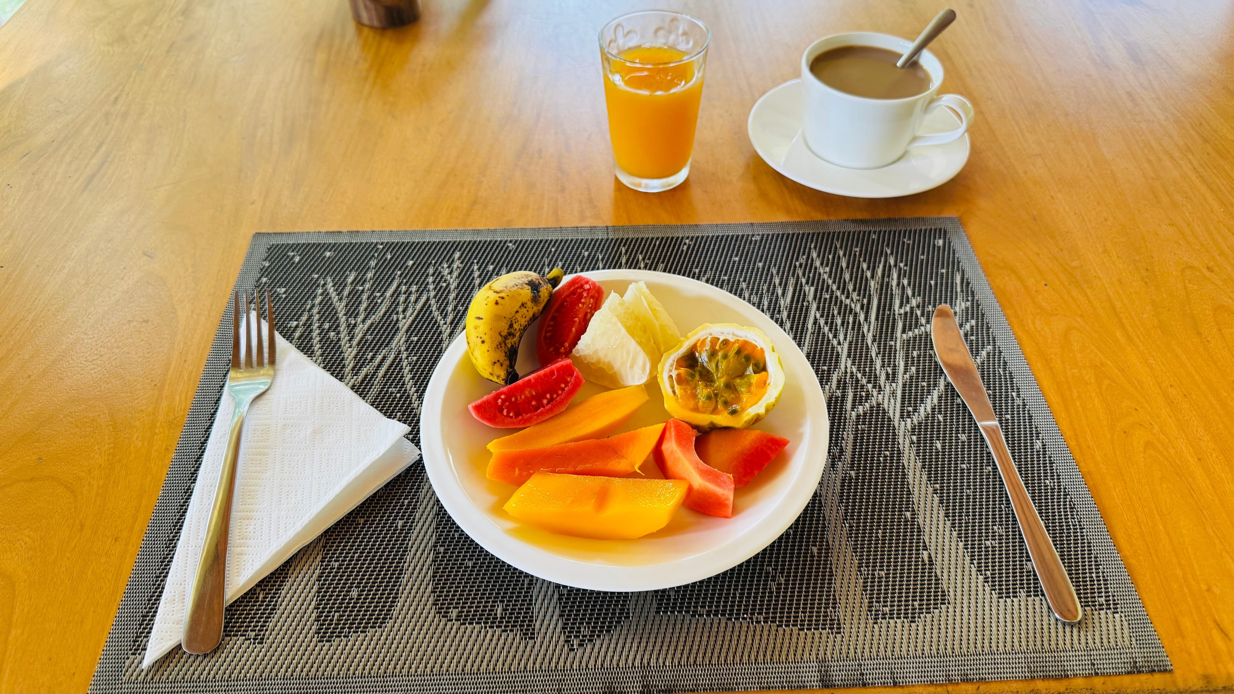 Frühstücksfrüchtteller