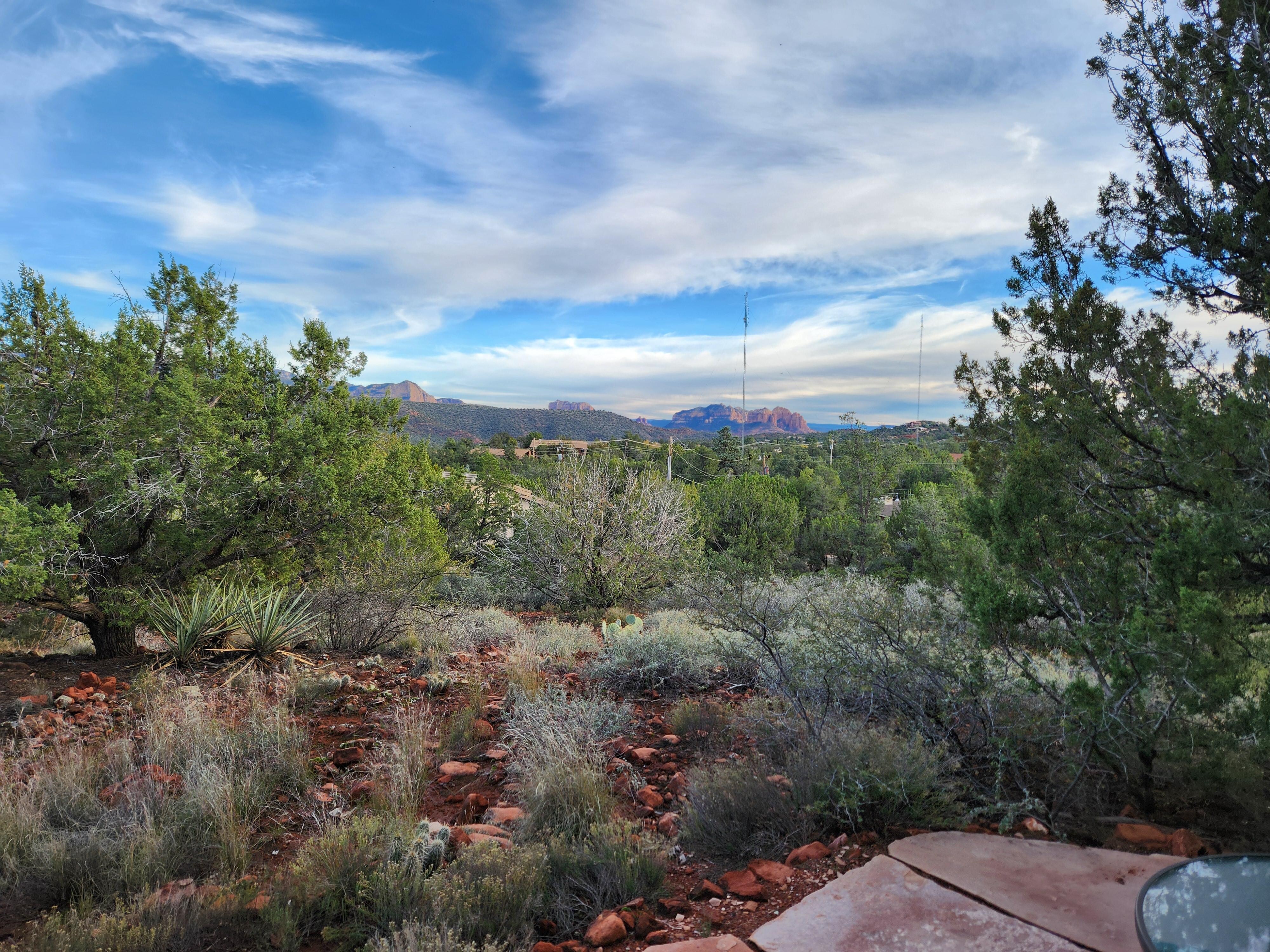 View at the front door!