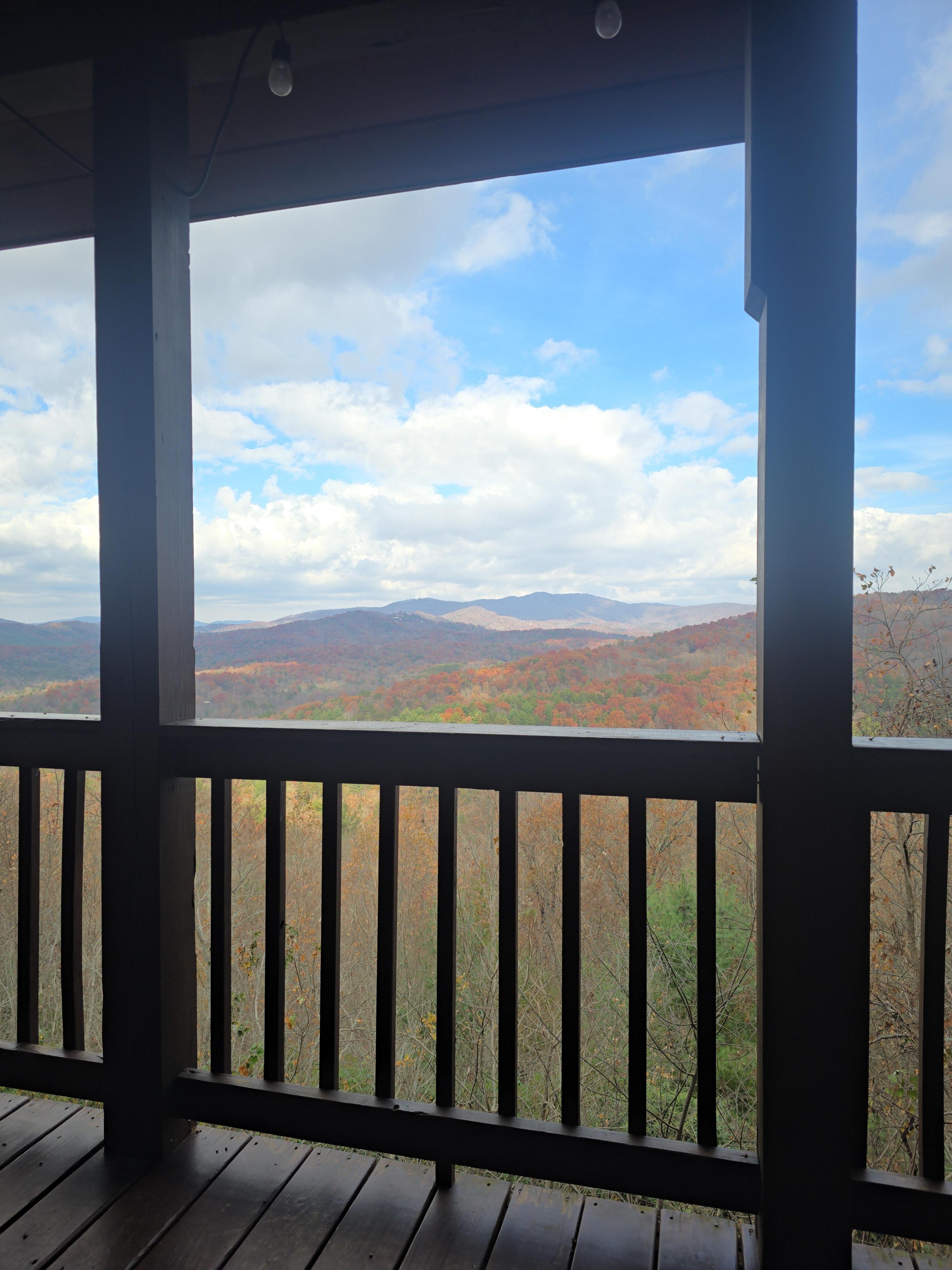 That view, from the balcony! 