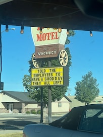 Loved the sign. Lol