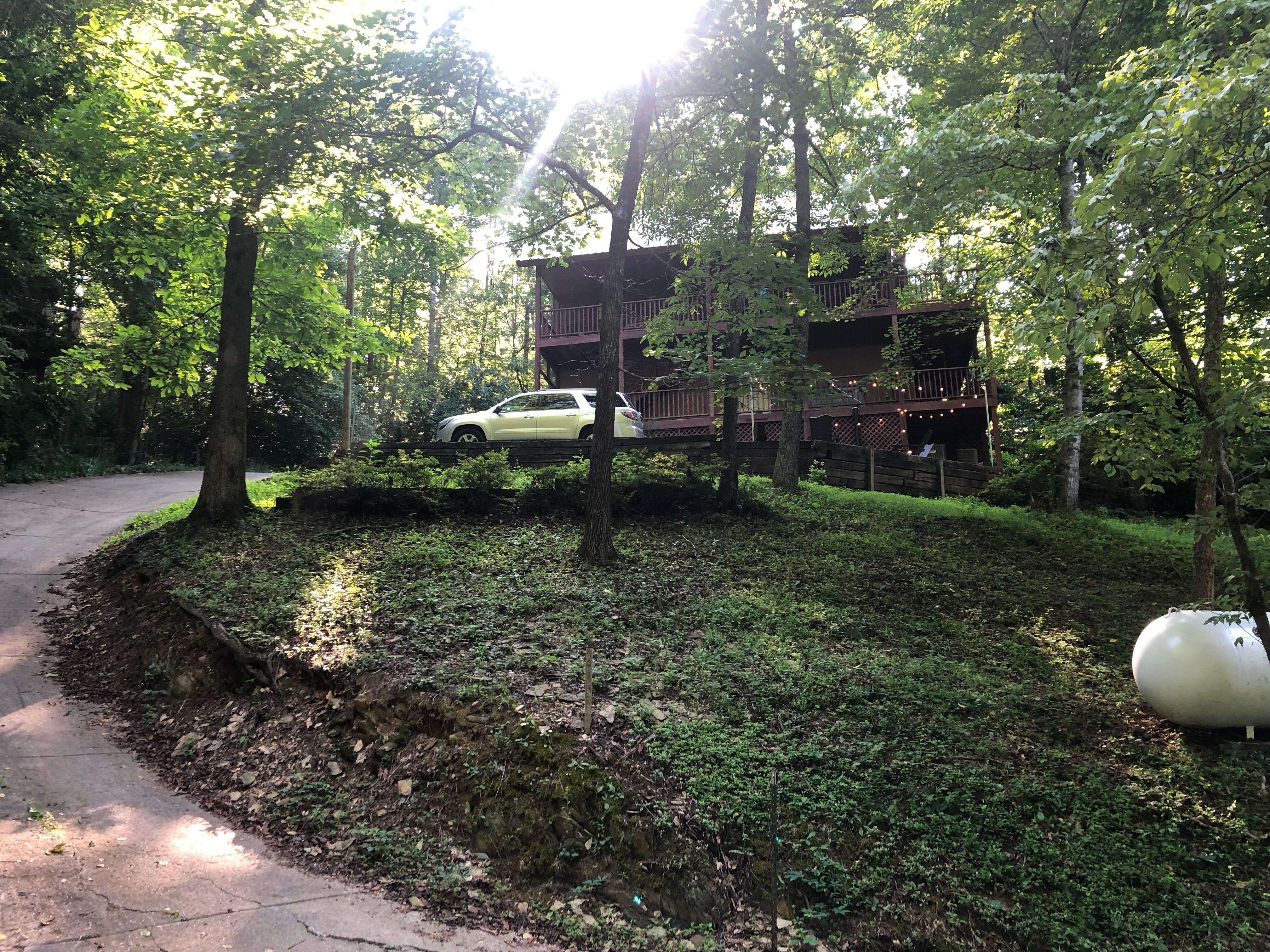 Cabin from the road