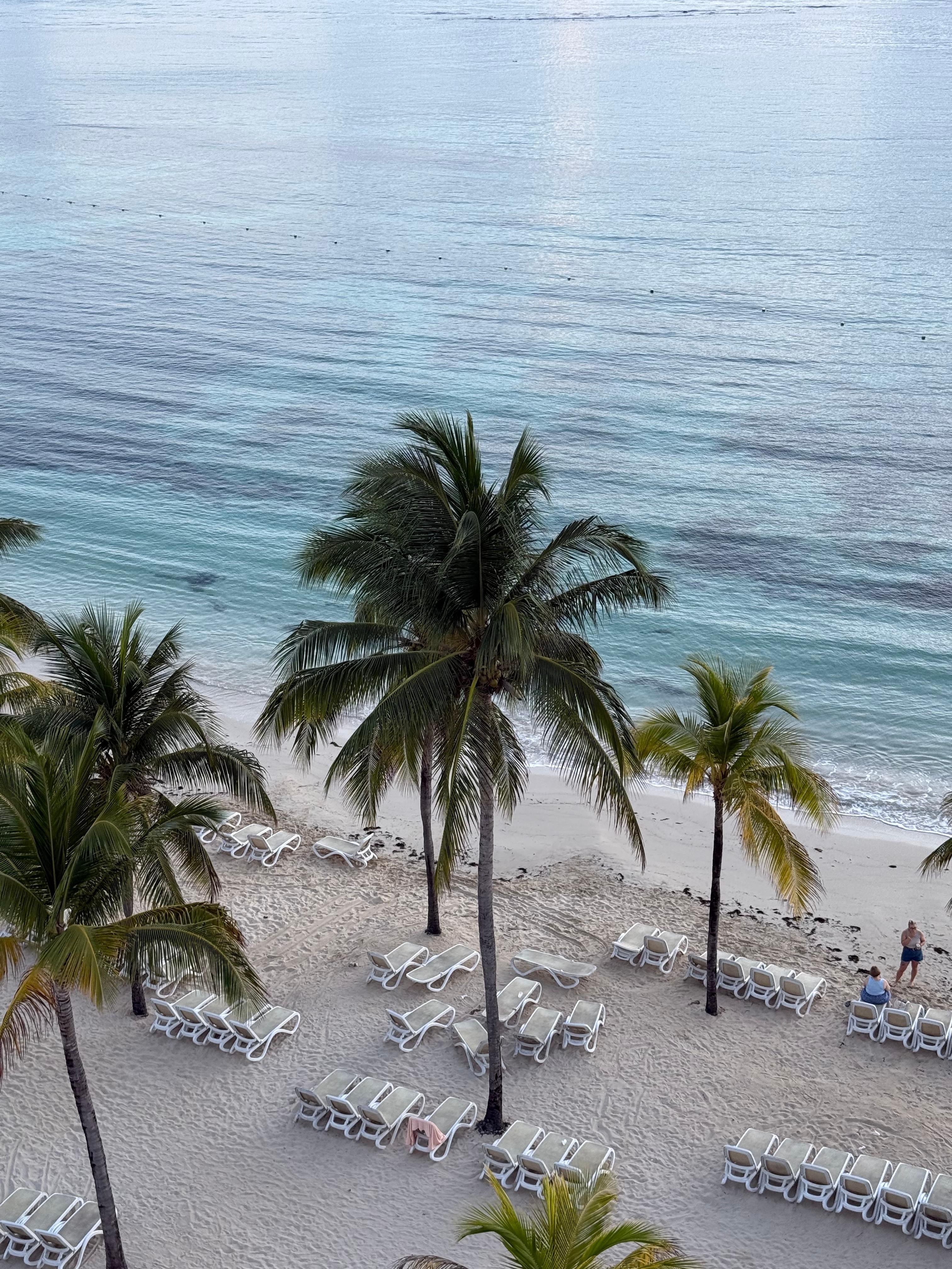 The beach at RIU Hotel, Ocho Rios