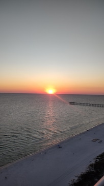 Sunset from the balcony