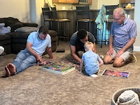Family game & puzzle time.