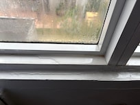 Water leaking in window sill