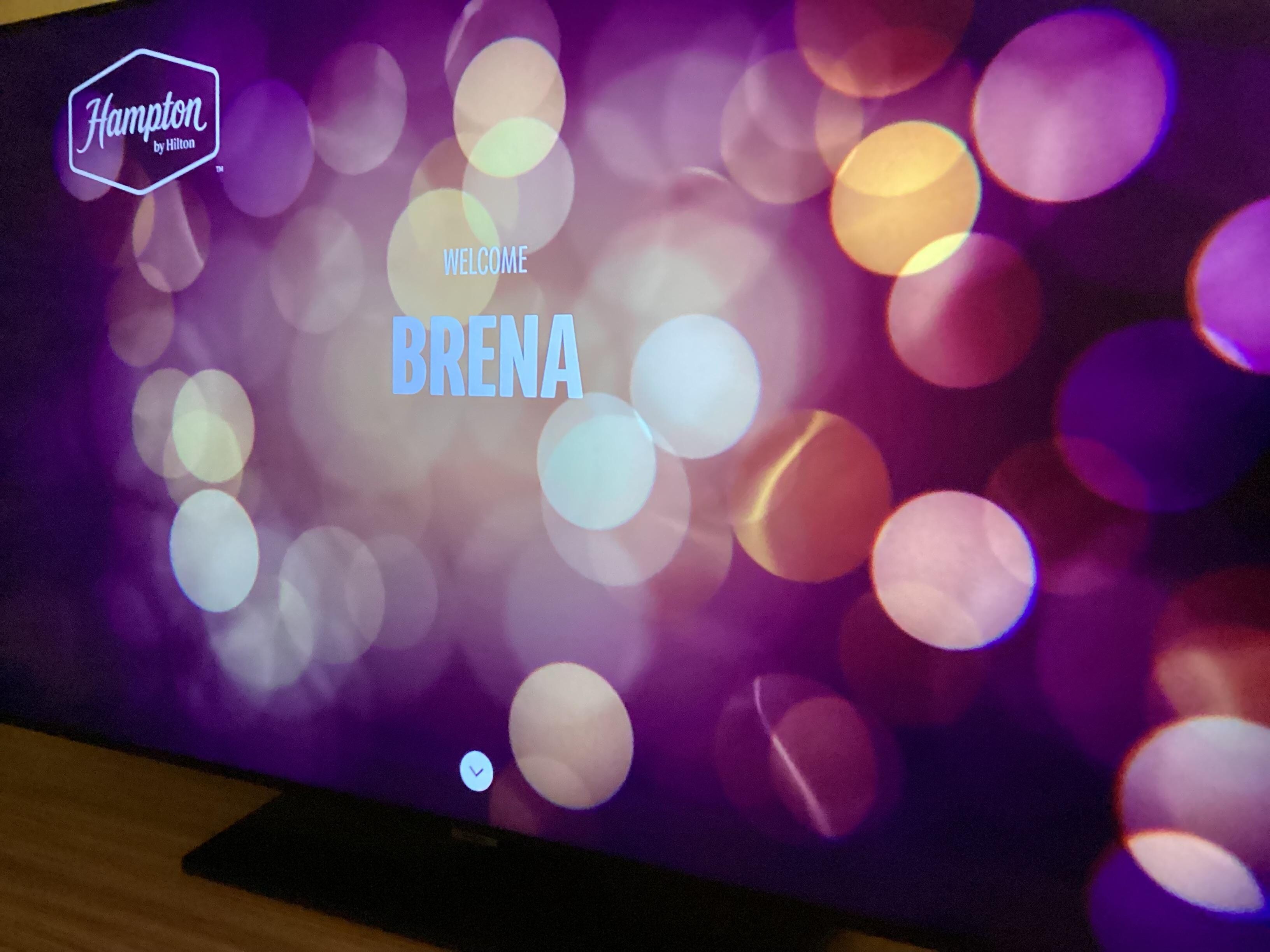 Fun and suprise to see a name on screen I like colorful circles 