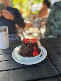 Teve bolo de aniversário