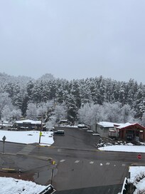 From the room