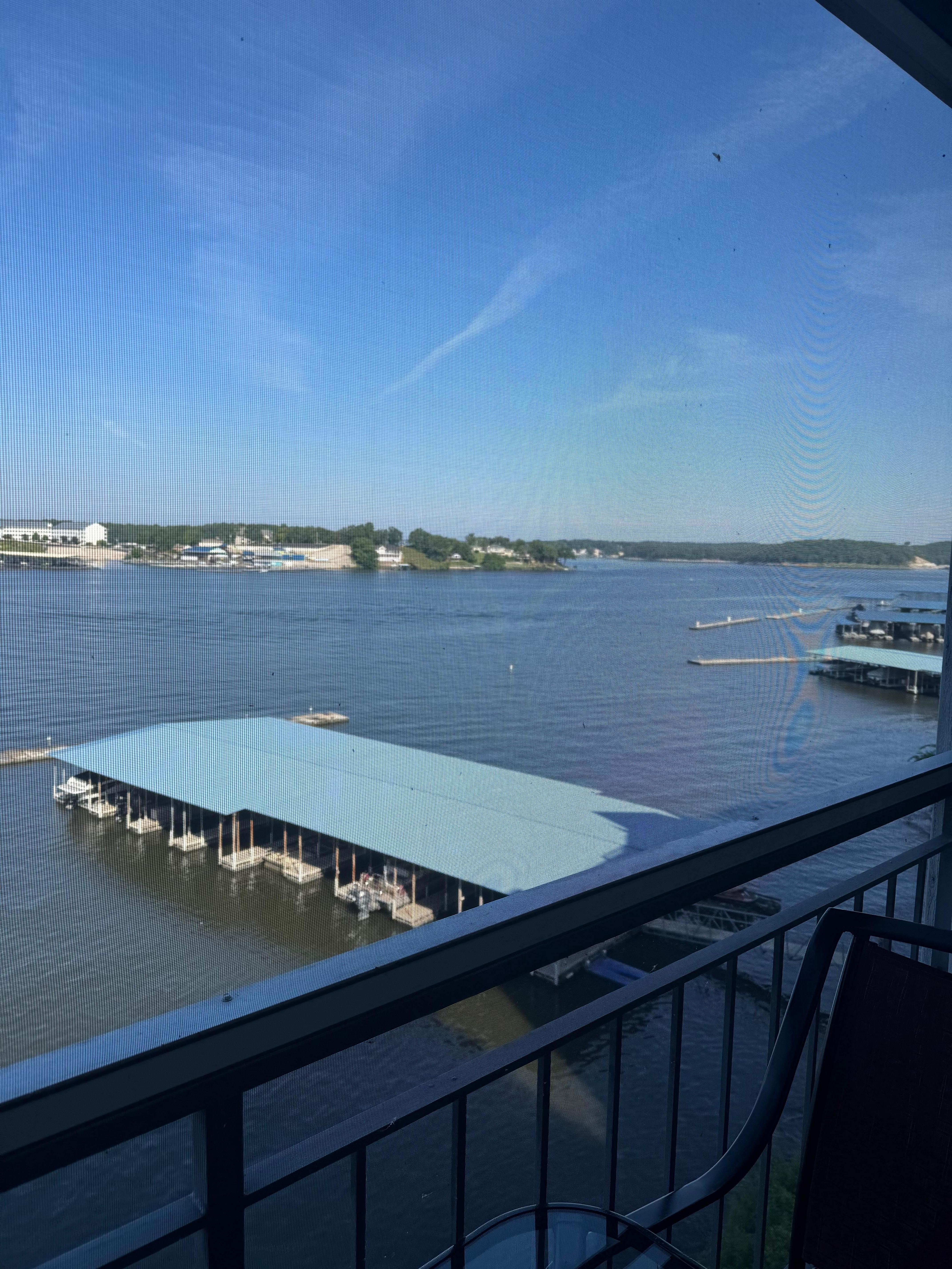 View from the patio (screened in which was very nice…hardly no bugs).