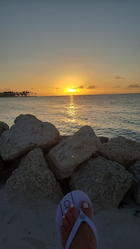 Sunset vista desde el Tokibar