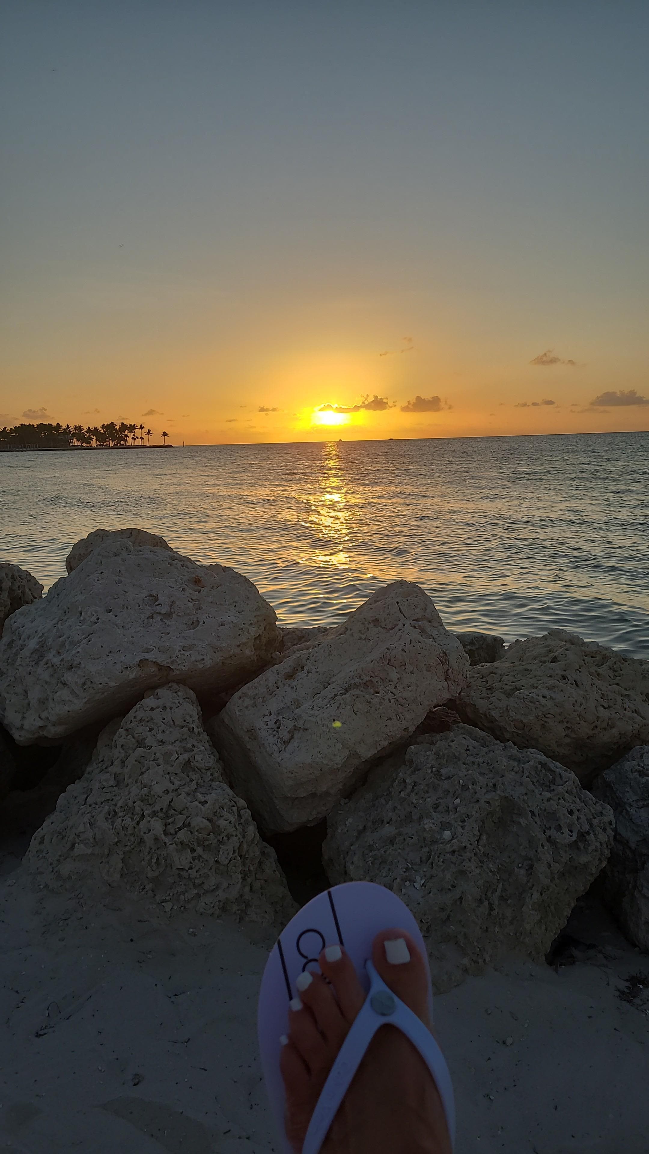 Sunset vista desde el Tokibar