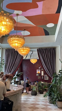In lobby