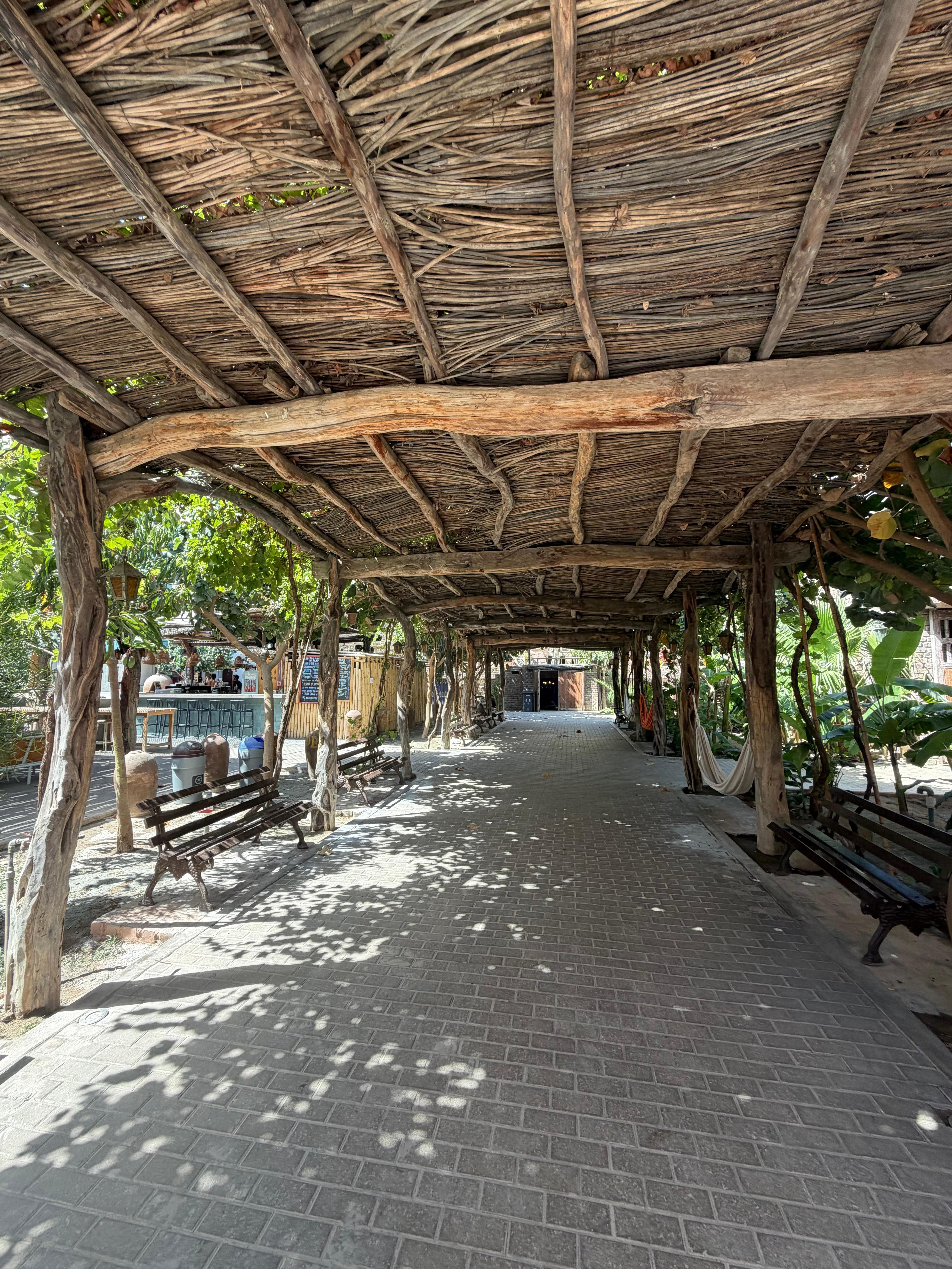 Peaceful walk to rooms