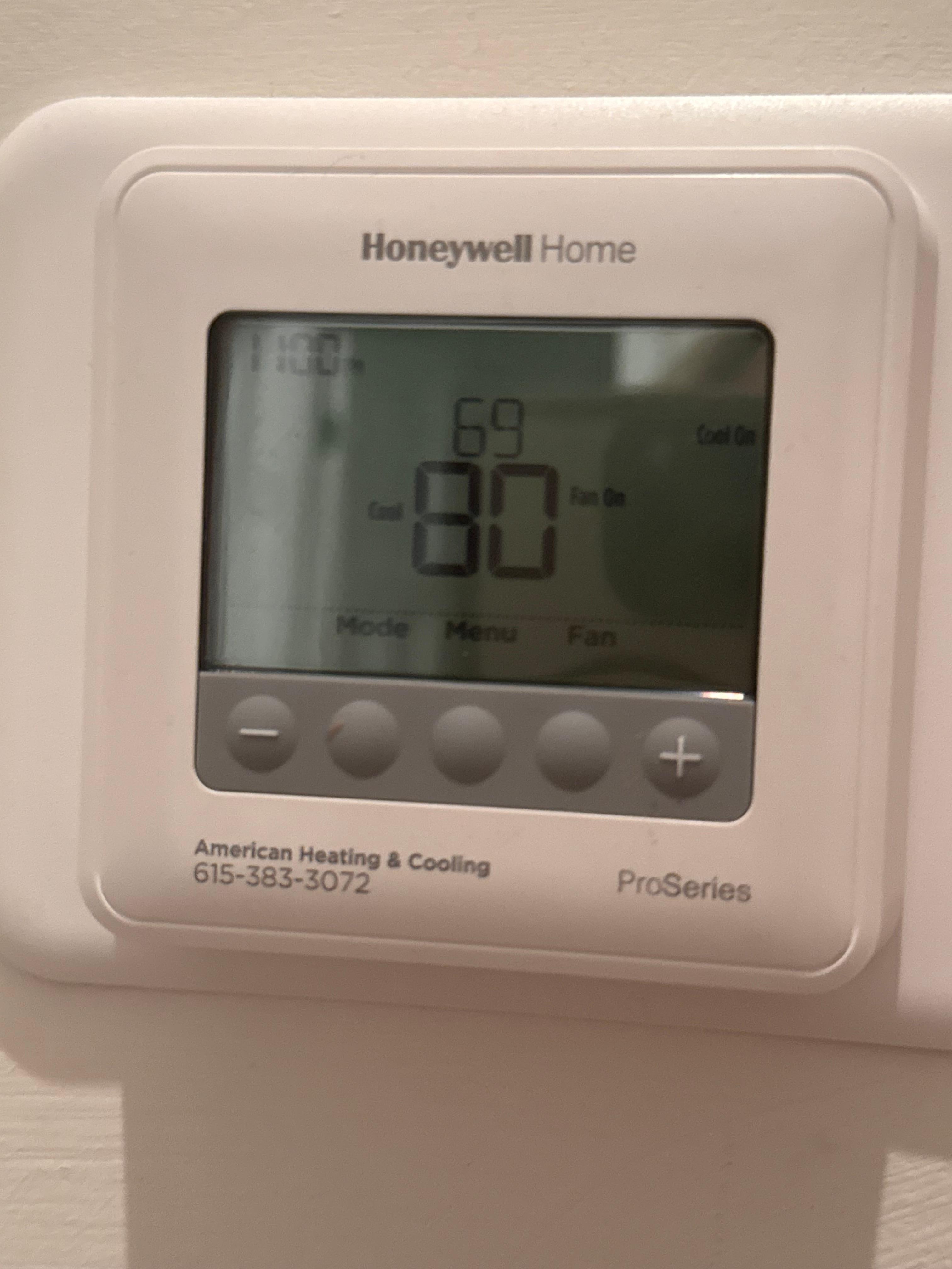 Hottest night was 85 upstairs