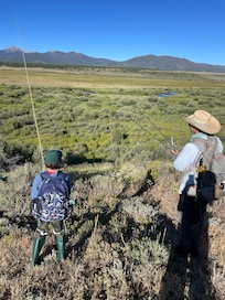 Guided fly fishing experience.