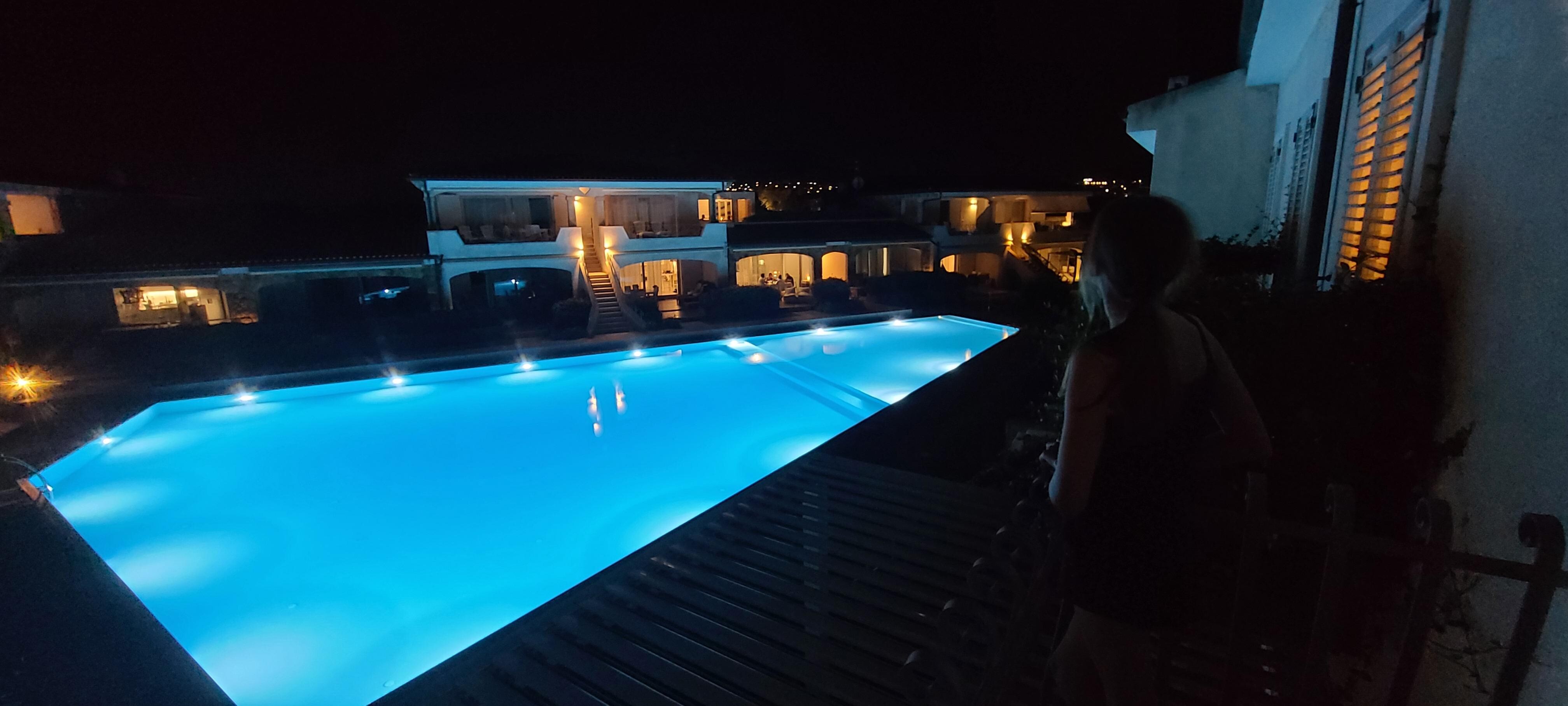 Pool by night