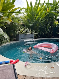 Pool was refreshing and clean, it was lit at night, which was a lot of fun for the kids.