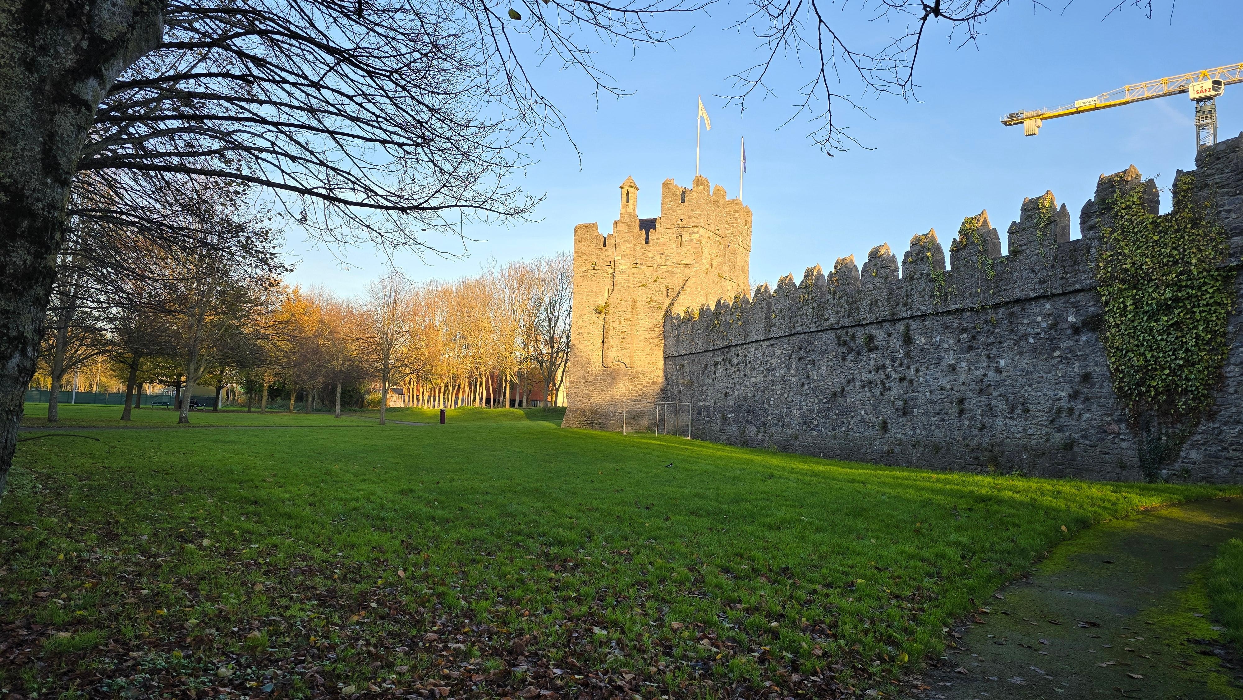 The back of Swords Castle 