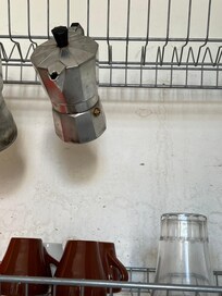 Der Küchenschrank innen