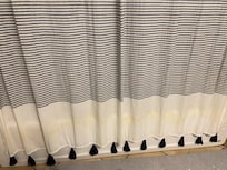 Shower curtain downstairs