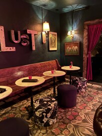 One of the rooms in the bar