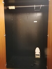 Empty wardrobe.